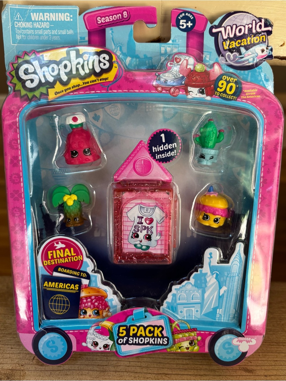 Shopkins 2016 New NWT RARE 5 Pack Sealed Toy Season 8